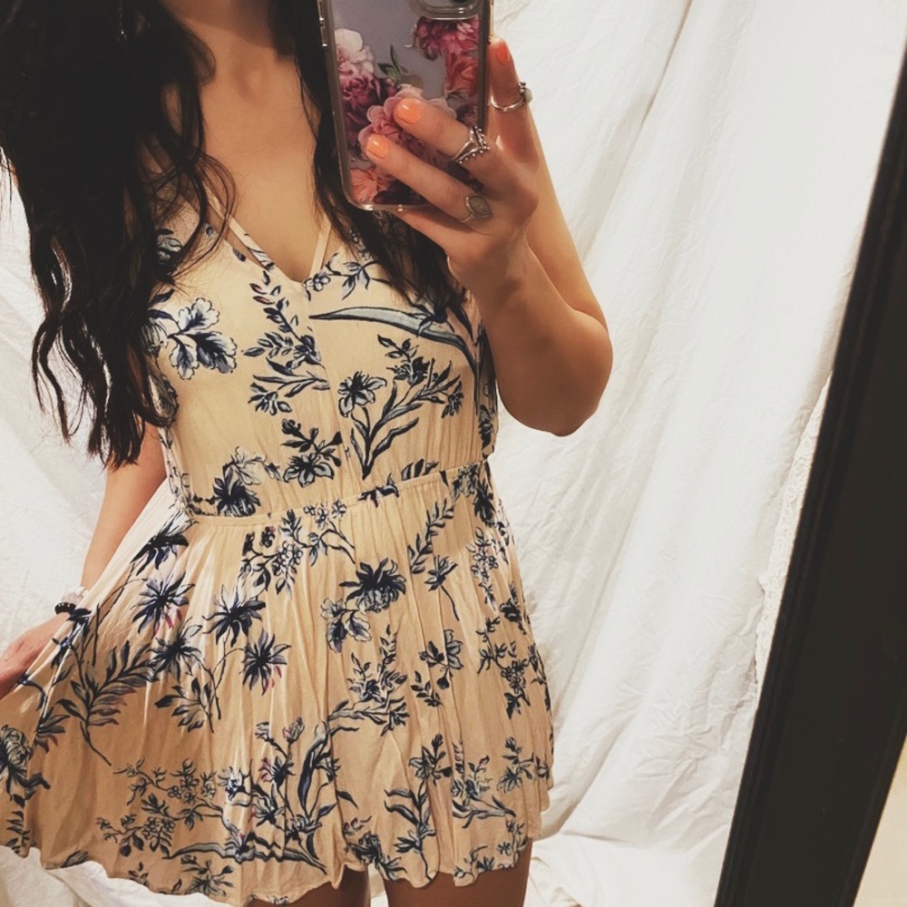 floral boho dress